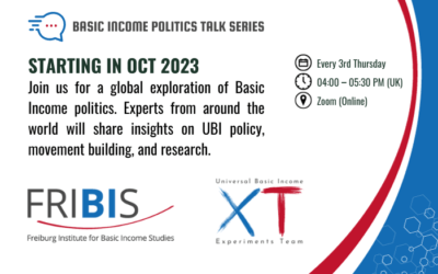 Starting in Oct 2023: Politics of Basic Income Talk Series!
